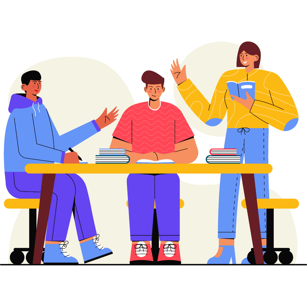 Yaz okuluna başvuru yapan öğrenciyi temsil eden illüstrasyon